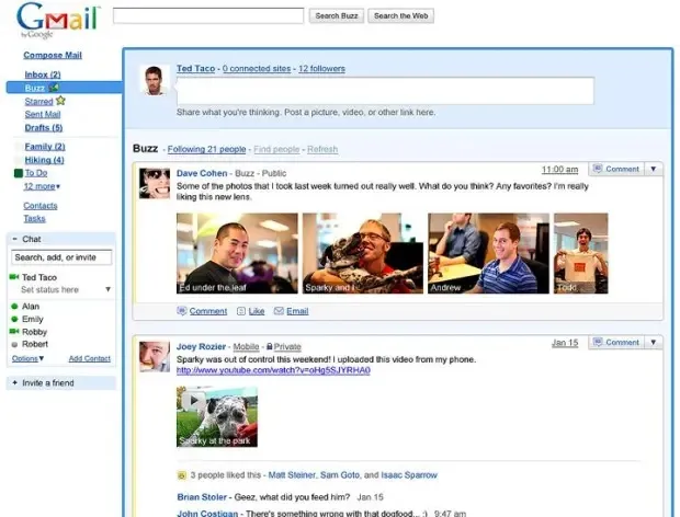 Google attempted their own social network in 2010: Google Buzz. However, some privacy blunders brought it to an end by 2011.