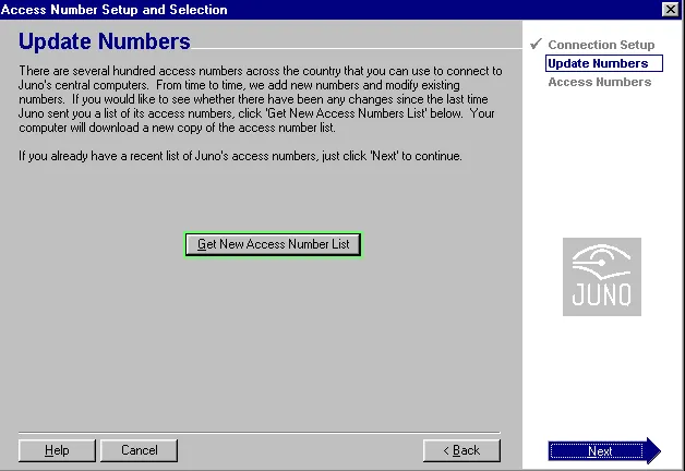 There have been a lot of free email services over the years, but Juno was one of the first. They even included free dial-up access to their system.