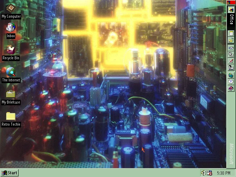 Windows 95 Plus! Theme: Inside Your Computer